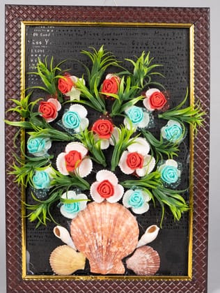 sonchiraiya Seashell Wood Frame