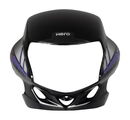 HERO GENUINE FR. VISOR (BLACK-2)-83400AAHH20ZBS