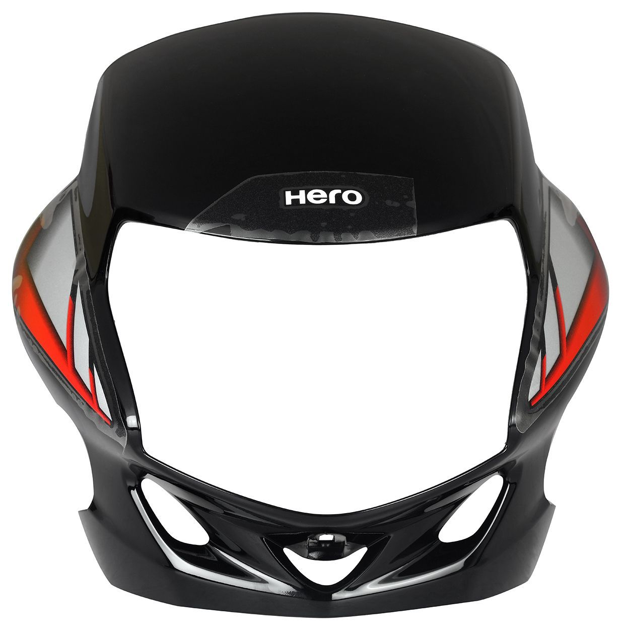 HERO GENUINE FR VISOR(BLK NH-1 TY-1)-83400AAH000RS