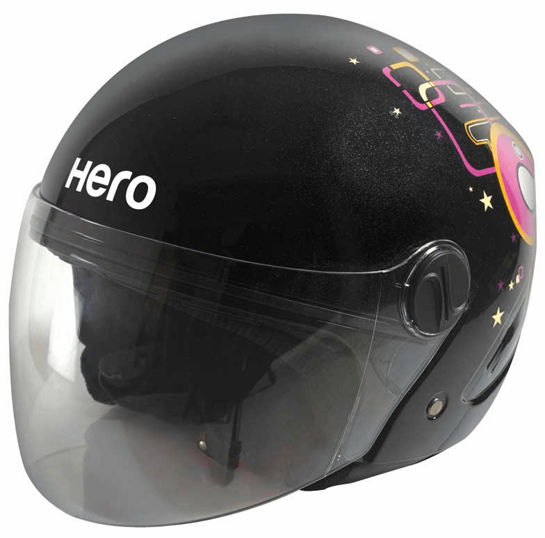 HERO GENUINE OF HELMET TRACK SUP BLACK G GRP M -99700ZZZ521R09S