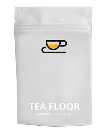 Buy 1 Get 1 Free Teafloor Chamomile Green Tea | Loose Leaf Green Tea | Low Caffeine | Hydrating Properties | Helps in Weight Reduction | Green Tea Blend | 100gm (3.5 Oz) 80 Cups