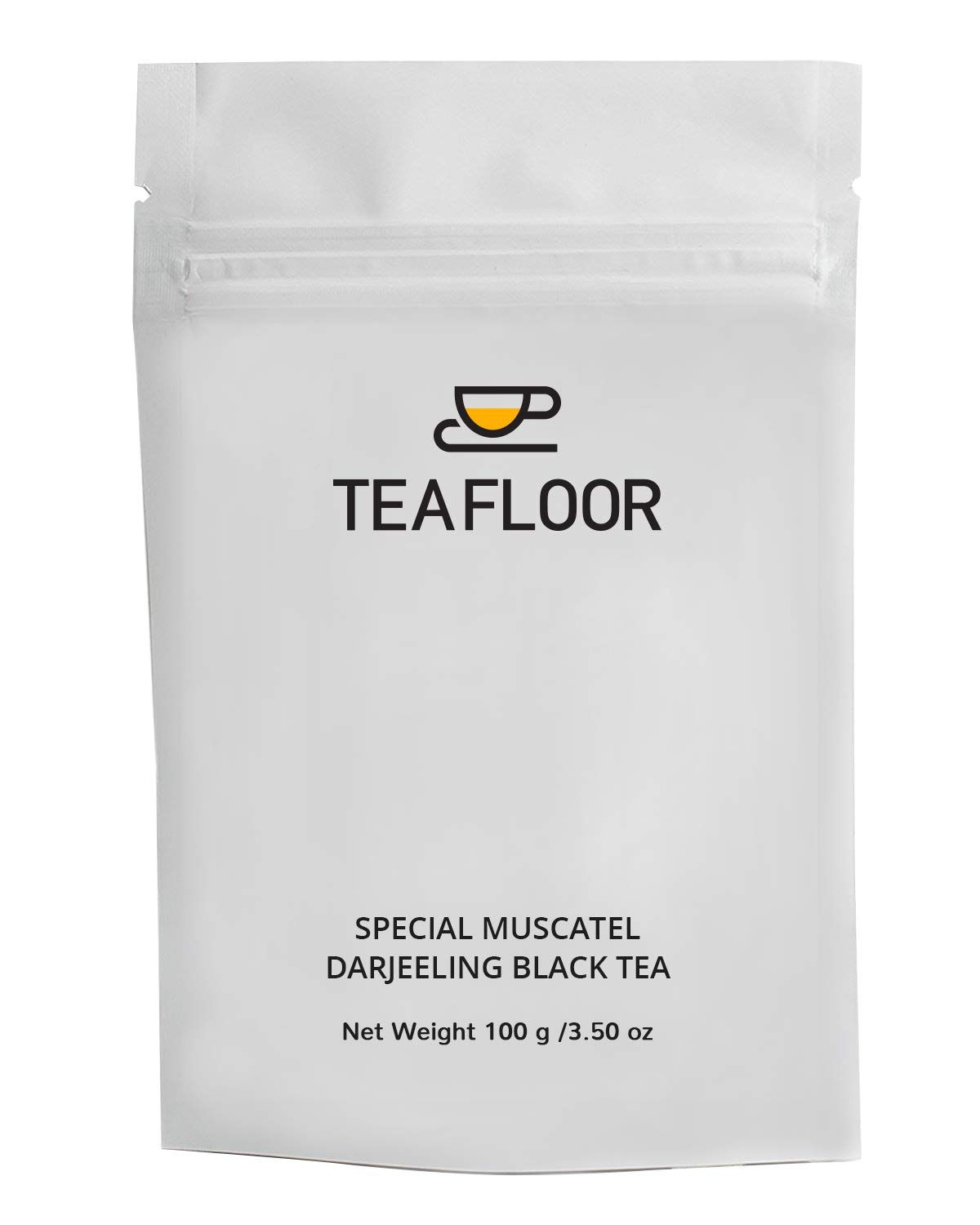 Teafloor Darjeeling Black Tea - Second Flush | Loose Leaf | Anti- Diabetic | Alcohol Free |Special Muscatel Black Tea | Castleton Tea Estate | Tea Weight : 100 g/3.5 oz (50 Cups)