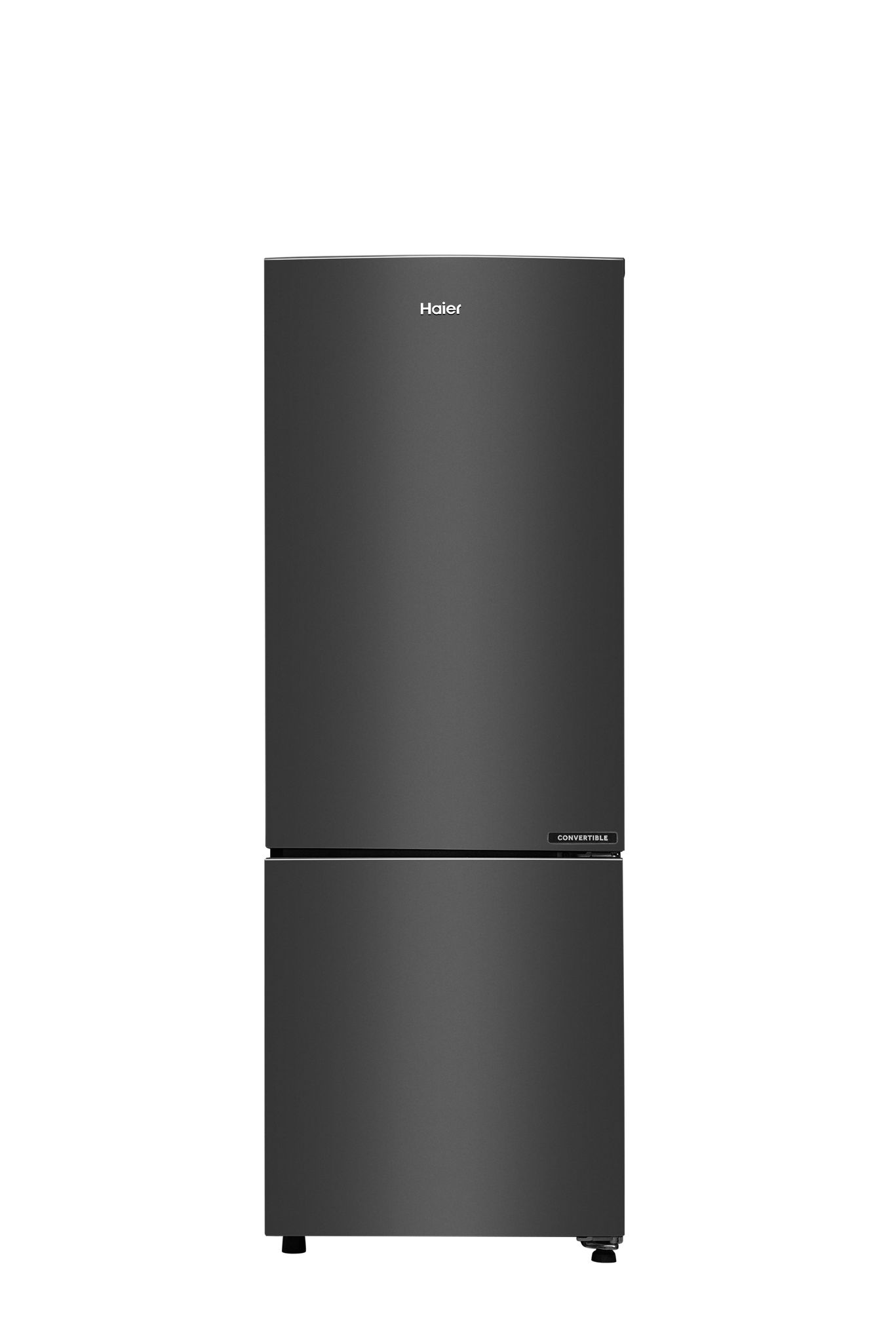 Haier 237 L, 3 Star, 8 In 1 Convertible, Twin Inverter Technology, Frost Free, Bottom Mounted Double Door Refrigerator (HEB-243GB-P, GE Black, 2024 Model)