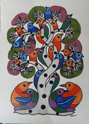  Warli Tree of Life Painting