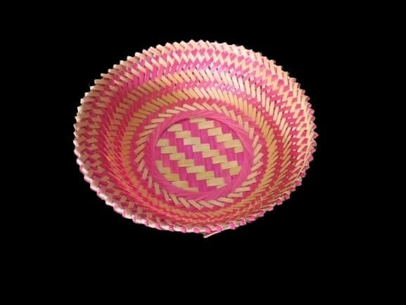 Sonchiraiya bamboo basket90 (decorative baskets fruits & sweets) pack of 2