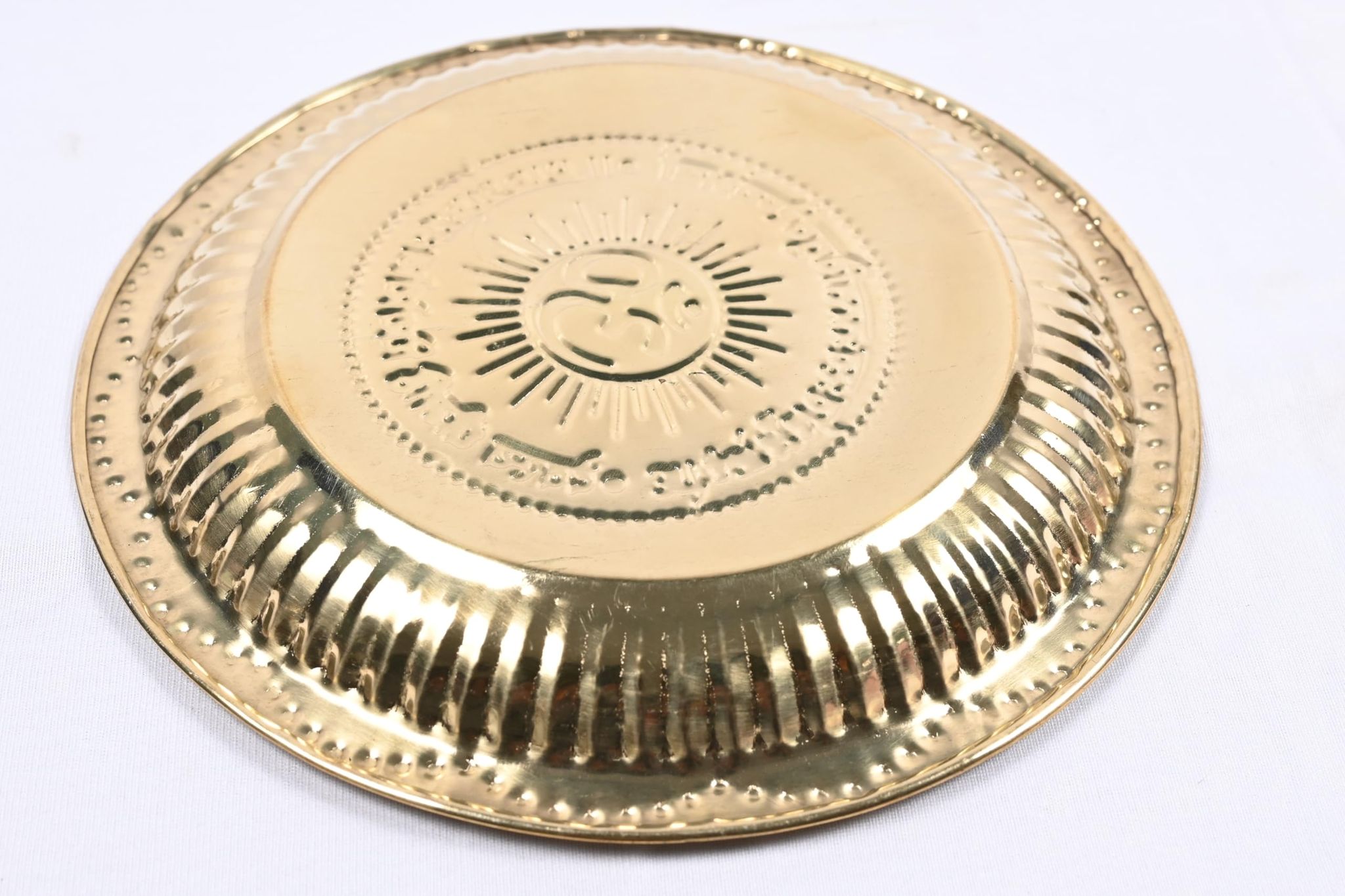 SONCHIRAIYA Brass Pooja Plate