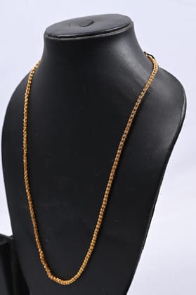  22K Yellow Gold Singapore Chain Necklace for Men and Women