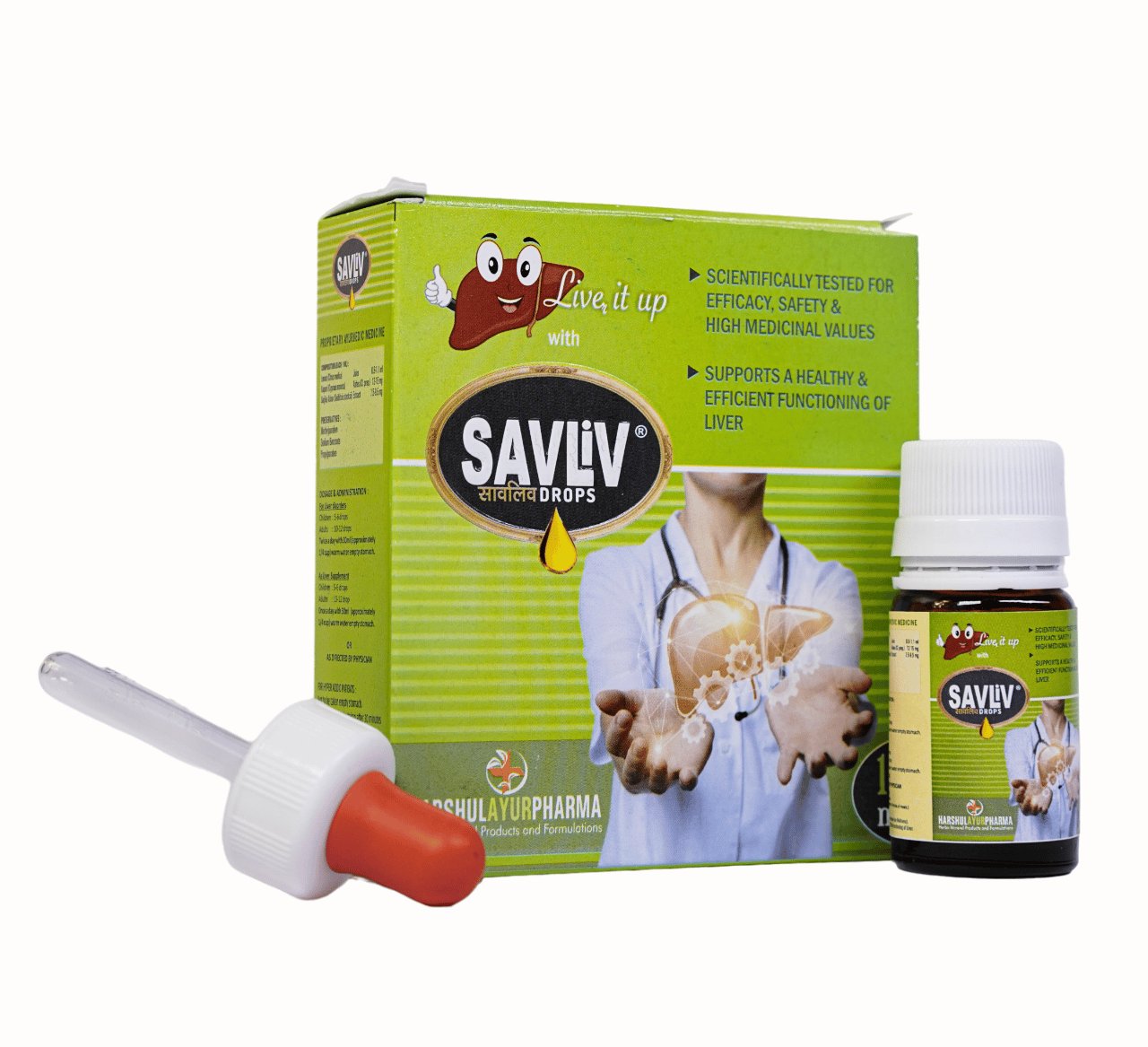 Savliv Drops (10ml Each)  A Synergistic and Nontoxic Combination for treating Liver disorders