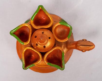 sonchiraiya Earth Clay- diyas08