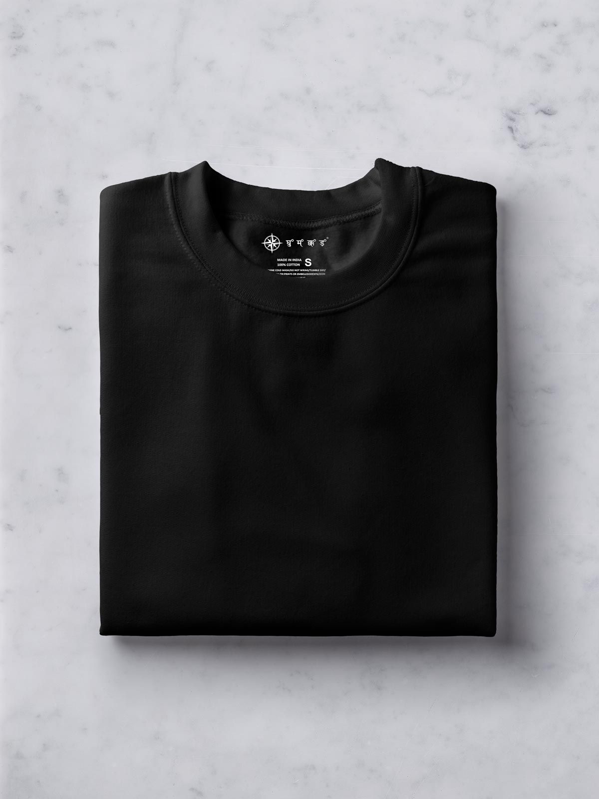 Black | Plain T shirt