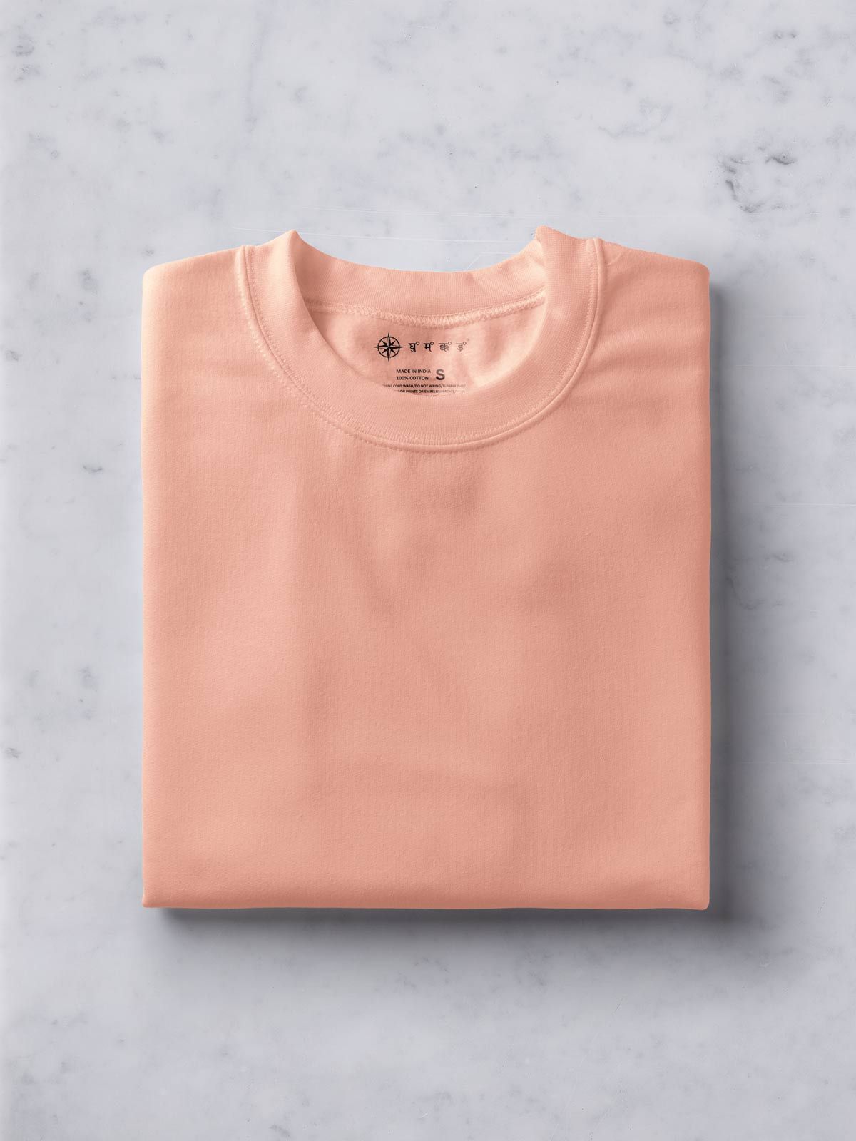 Peach | Plain T shirt