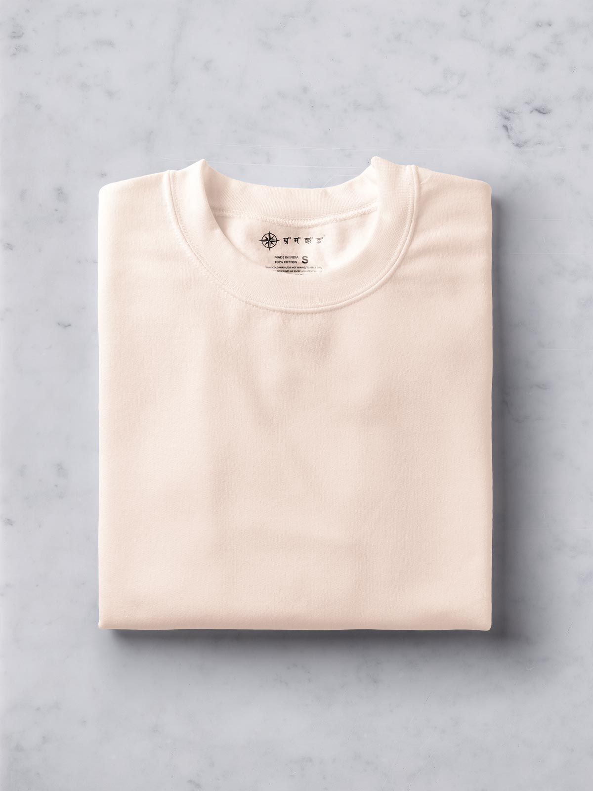 Muted Peach | Plain T shirt