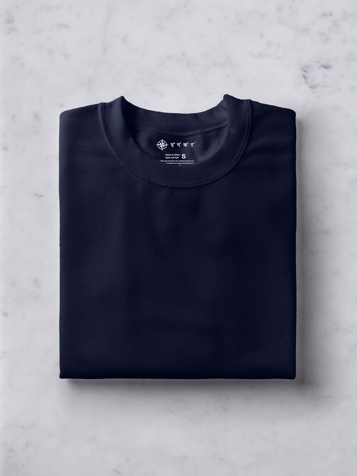 Midnight Blue | Plain t shirt