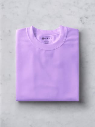 Lavender | Plain t shirt