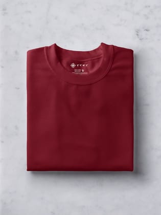 Maroon | Plain T shirt