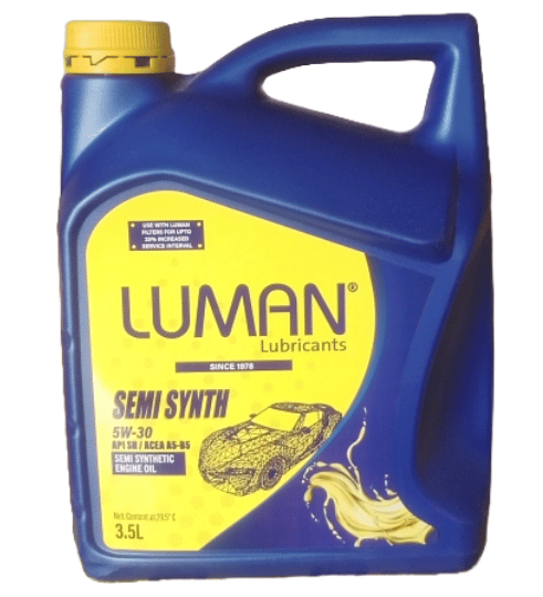 Luman 5W-30 API SN/ACEA A5-B5 Semi Synthetic Engine Oil 3.5L  Luxury Car luxury Car