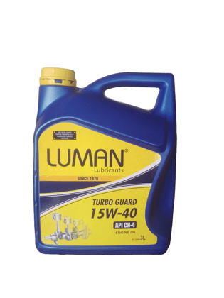 Luman Turbo Guard 15W-40 API CH-4 Engine Oil, 3L TATA ACE , MAXIMO , TATA MEGHA  INTRA.