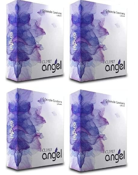 Cupid Angel Female Condoms  - Pack of 4