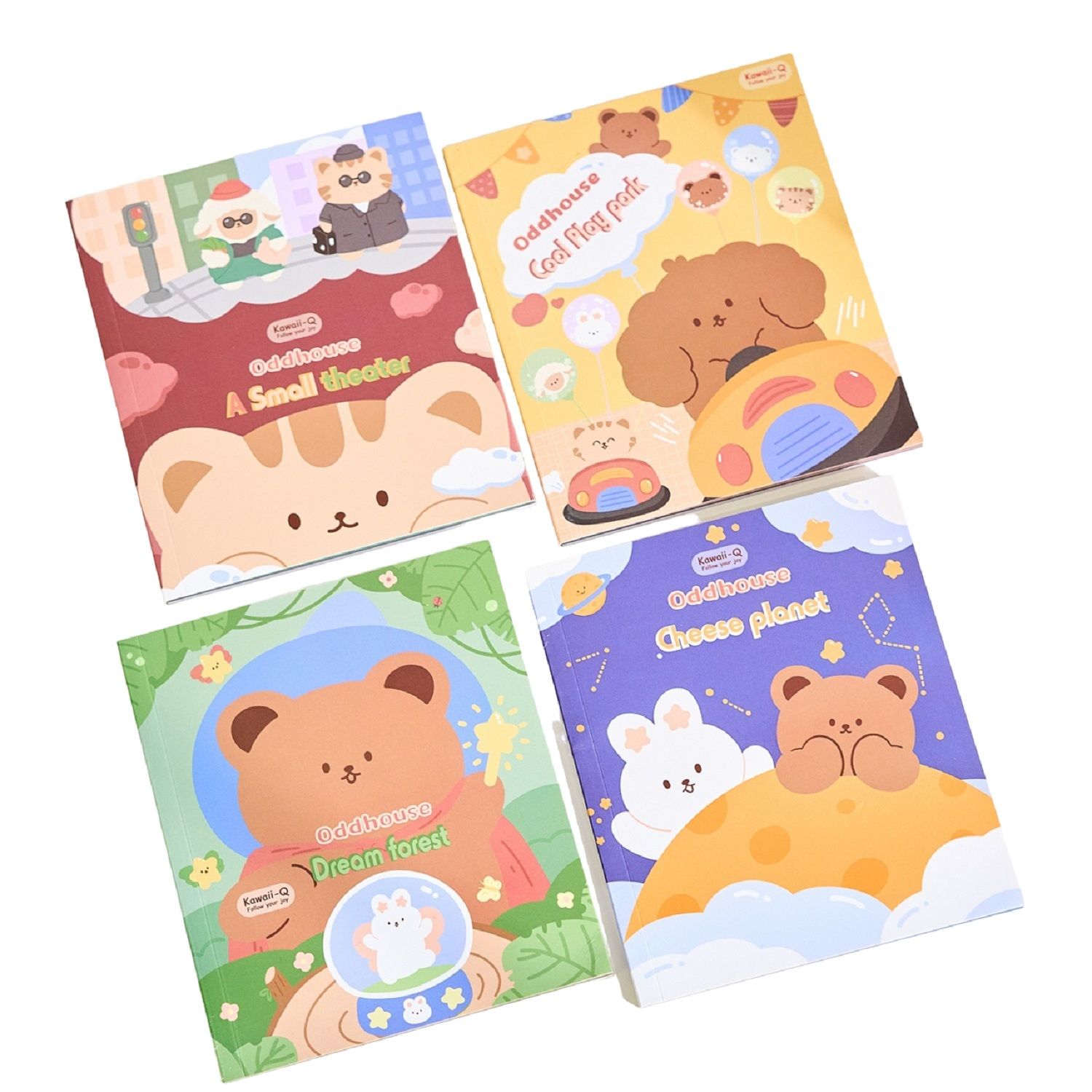 KTRS Enterprise Creative Projects with Our Kawaii Decorative Sticker Book. This Premium Book Removable Sticker (Pack of 4)