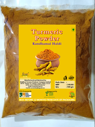 Kandhamal Haldi Turmeric Powder - 500g