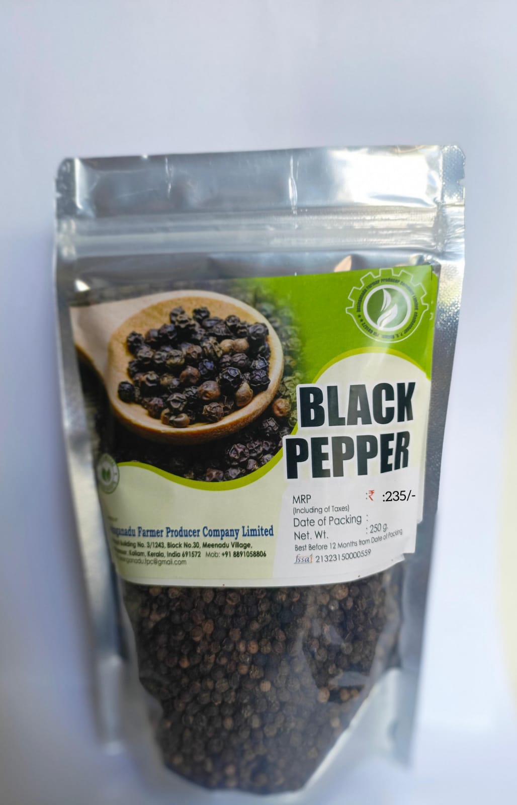 DESINGANADU Black Pepper  250GM