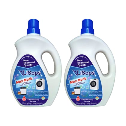 LiSops Max Matic Multi-Fragrance Liquid Detergent