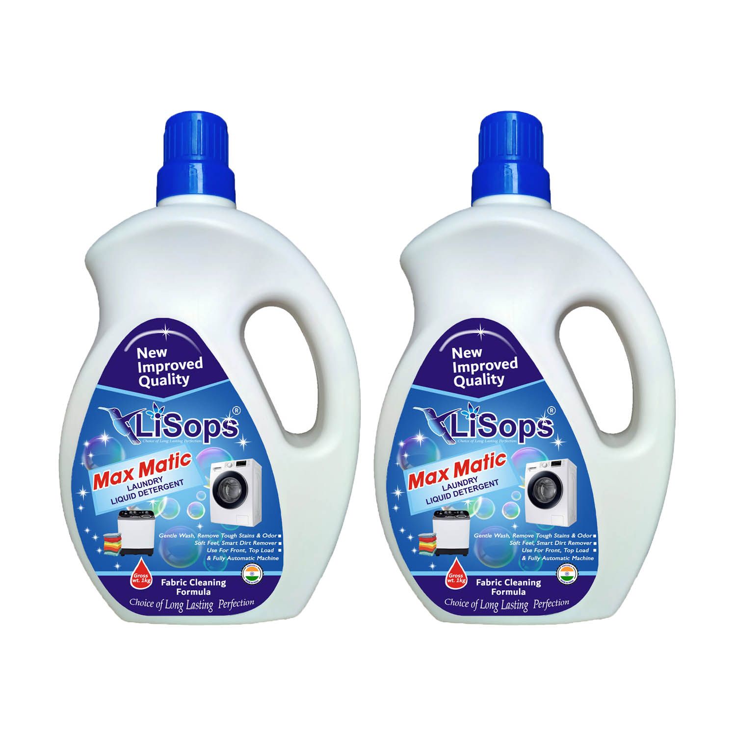 LiSops Max Matic Multi-Fragrance Liquid Detergent