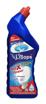 LiSops Max Power Lemon Liquid Toilet Cleaner