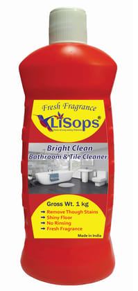 LiSops Bright Clean Bathroom & Tile Cleaner Gross wt. 1 kg Multi-Fragrance