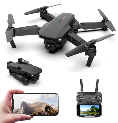 SVRC 4K HD Camera Foldable Drone with GPS, Auto Return, One-Touch Take-off/Landing, for Adults (Pack of 1)