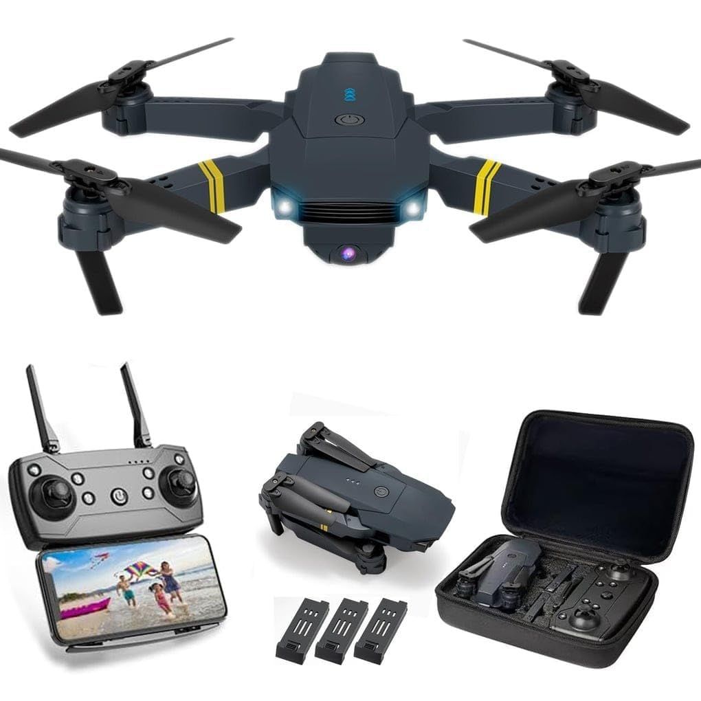 SVRC 4K HD Camera Foldable Drone with GPS, Auto Return, One-Touch Take-off/Landing, for Adults