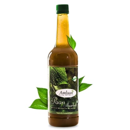 Amlaan Paan Sharbat Syrup, Instant Refreshing Drink For Summer, Elevate Your Mocktails, Cocktails, Drinks, and Juices, Beverage 750 ml-SPN-B2S