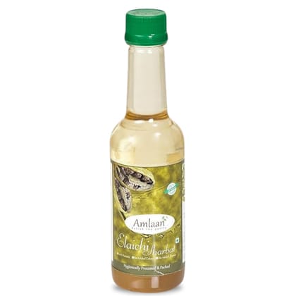 Amlaan Cardamom/Elachi Sharbat Syrup, 300 ml Refreshing Drink for Summer -SPN-B2S