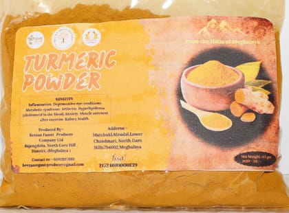 Organic Turmeric Powder (3+ Curcumin Percentage)