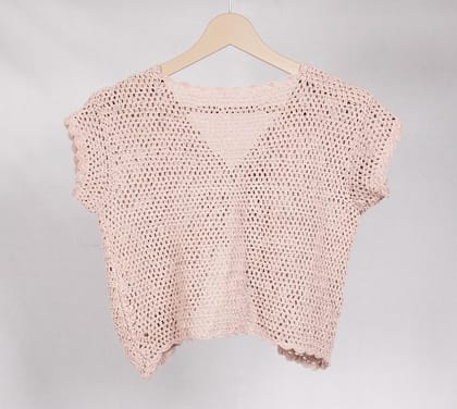 COtton threads lace work Baby dress