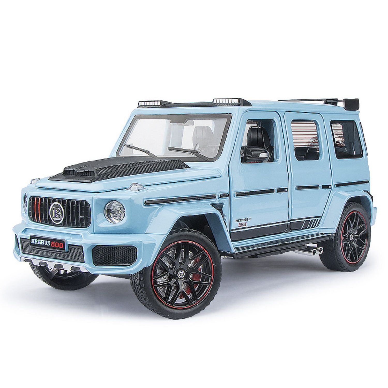 KTRS ENTERPRISE 1:24 Alloy Metal Pull Back Die-cast Car Model Pull Back car Super Openable Doors Sound and Light Doors & Light Music Boys Toys for Kids s(Borbes G800)