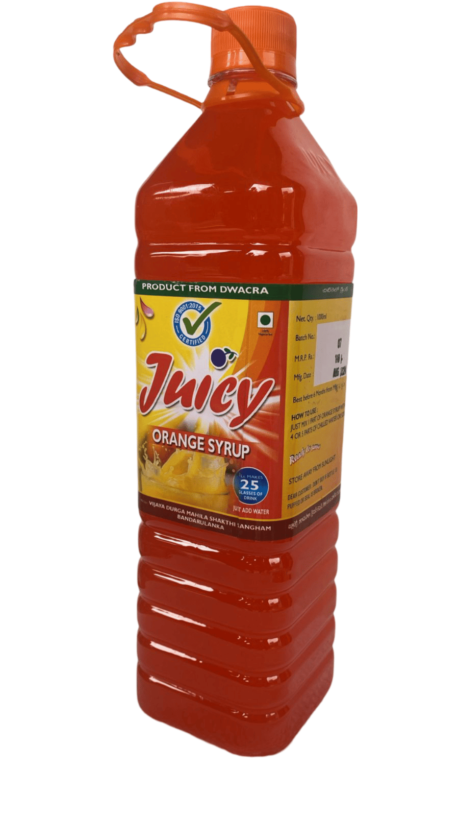  Juicy Home Foods Orange Crush 1L