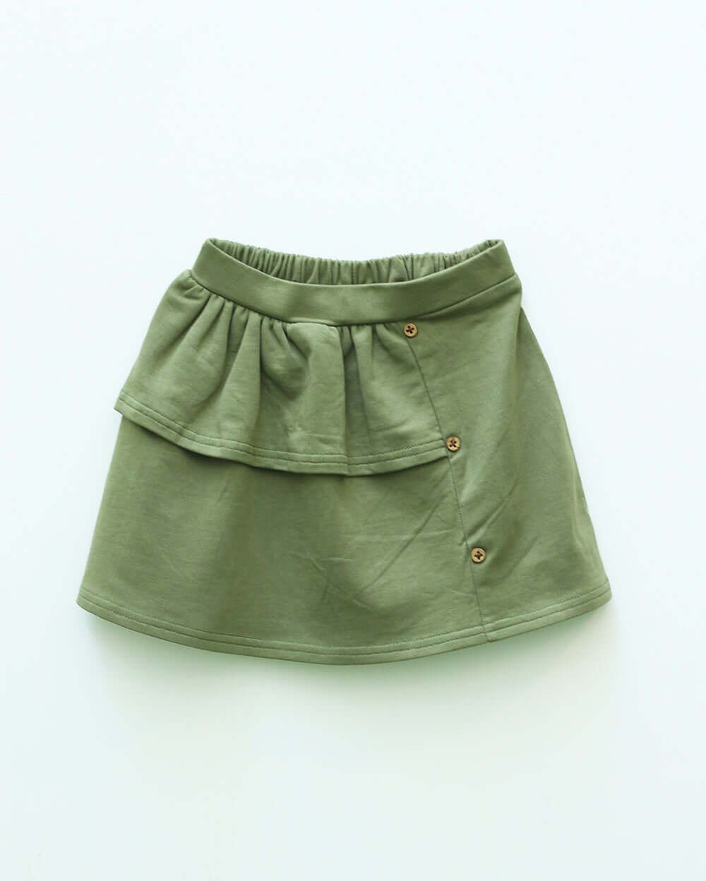 Basil Green Mini Skirt