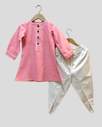 A-line Kurta & Dhoti Set