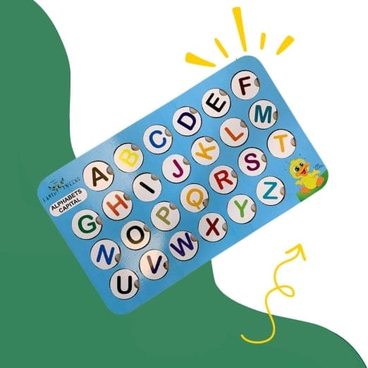 English Alphabets Learning Board