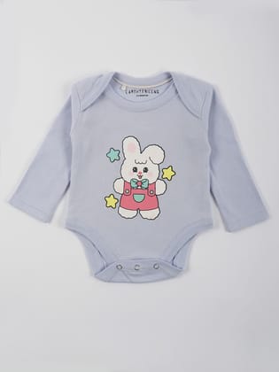 Heather Colored Cotton Jersey Full Sleeves Onesie