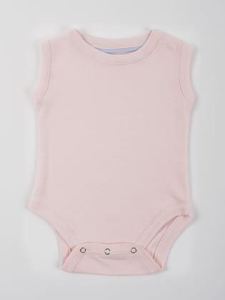 Pastel Pink Cotton Jersey Vest