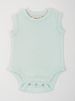 Pastel Green Cotton Jersey Vest