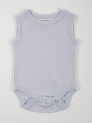 Heather Colored Cotton Jersey Vest