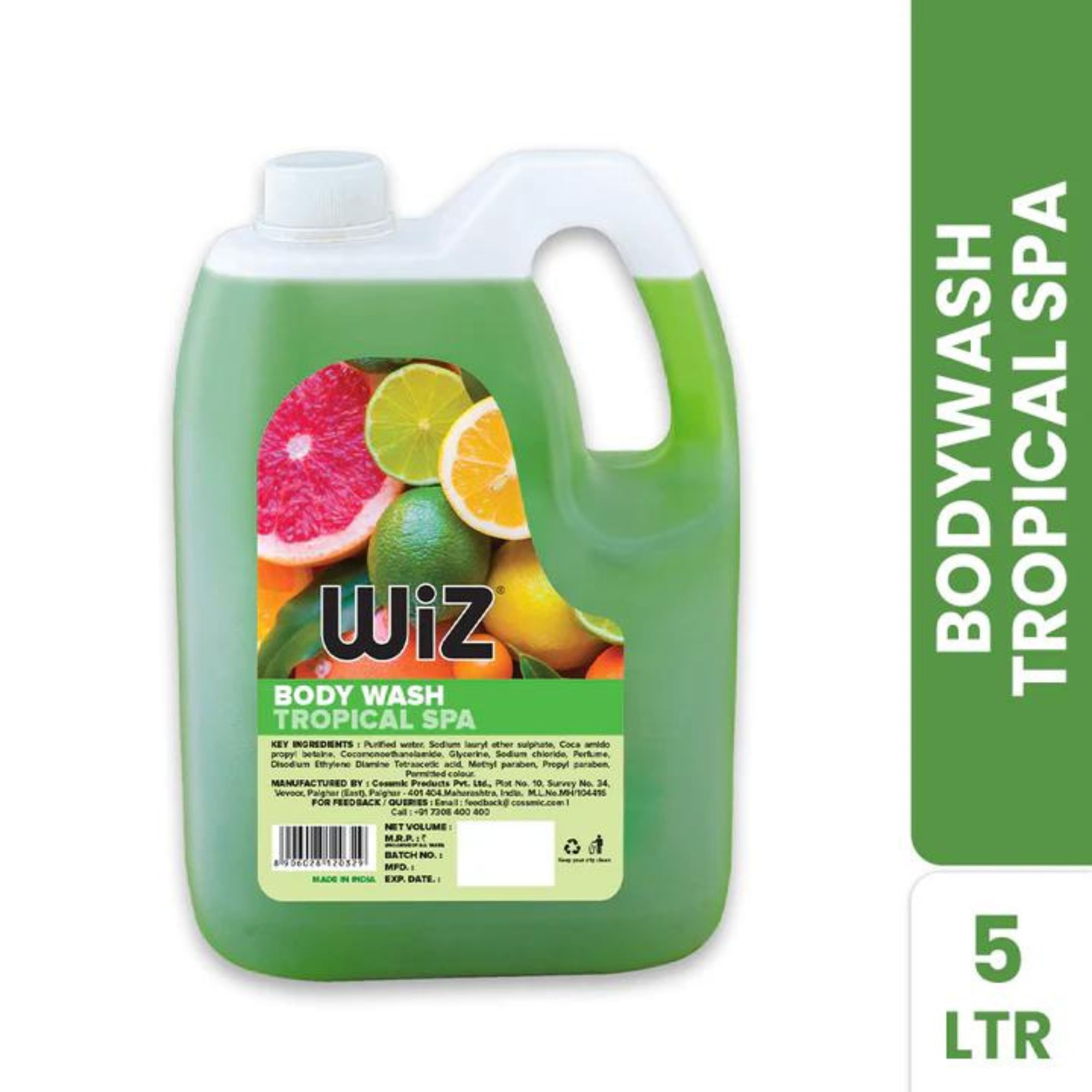 Wiz Tropical Spa Bodywash 5L Refill Can