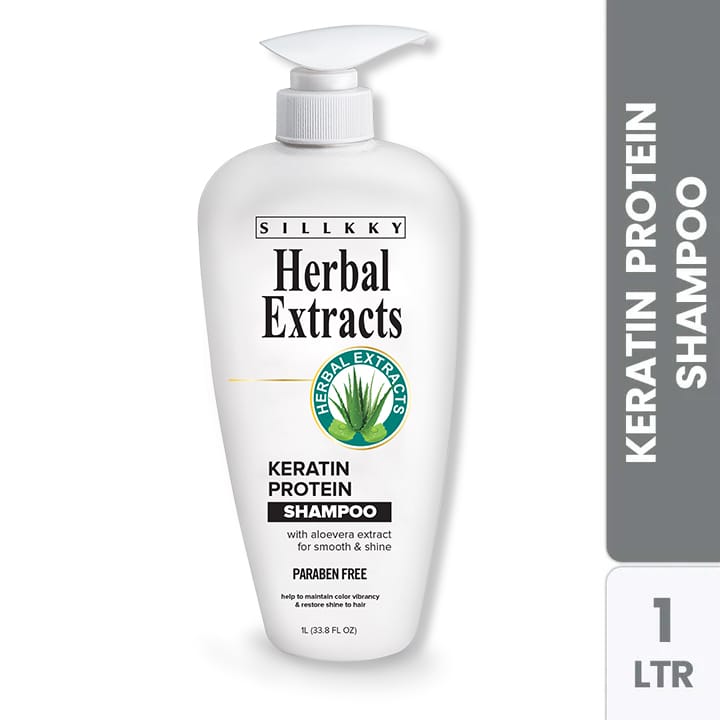 Sillkky Herbal Extract Keratin Protein Shampoo 1L