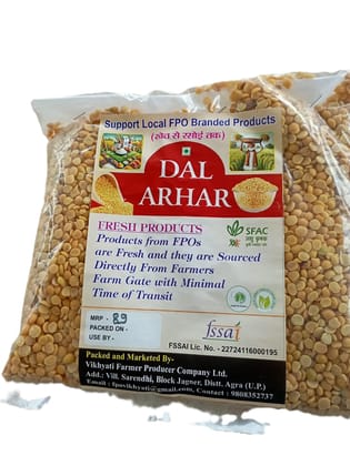 Buy Vikhyati Farmer Producer Company Ltd. Dal Arhar (Toor Dal) 500 gramOnline at Best Price in India - Vikhyati Farmer Producer Company Ltd.