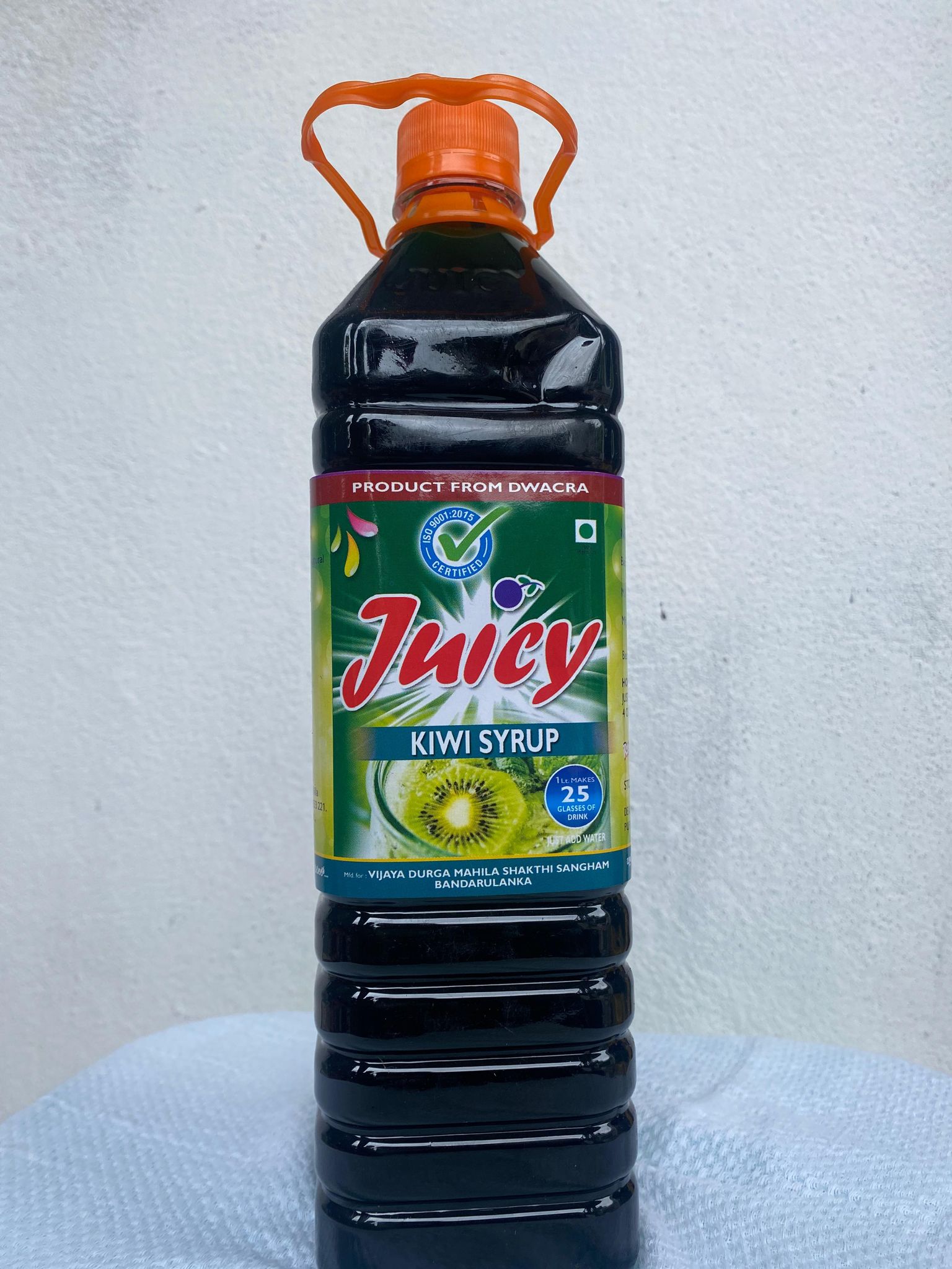 Juicy Home Foods- Kiwi Syrup - 1L