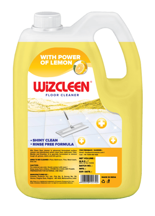 Wiz Lemon Floor Cleaner Liquid Refill Can 5L