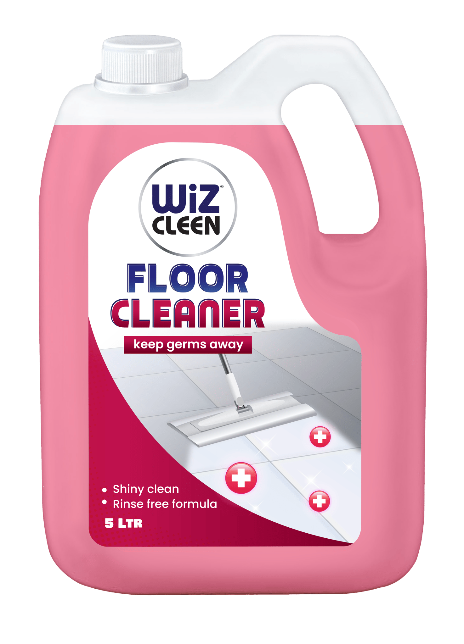 Wiz Rose Floor Cleaner Liquid Refill Can 5L